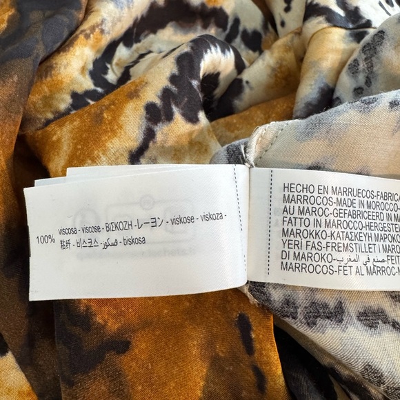 🐯 ZARA Woman Animal Print Dress | Size XS | New - Picture 9 of 10